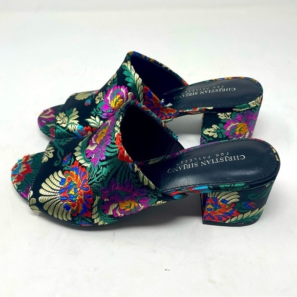 Christian Siriano for Payless Multi-Color Slip-On Open Toe Heels – Size 8.5 - Picture 1 of 10